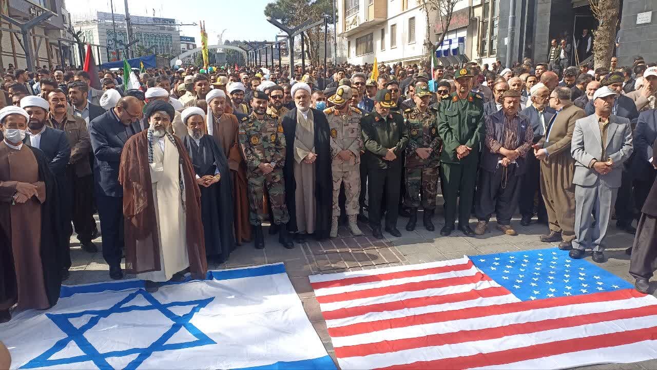 آغاز راهپیمایی روز جهانی قدس در سنندج