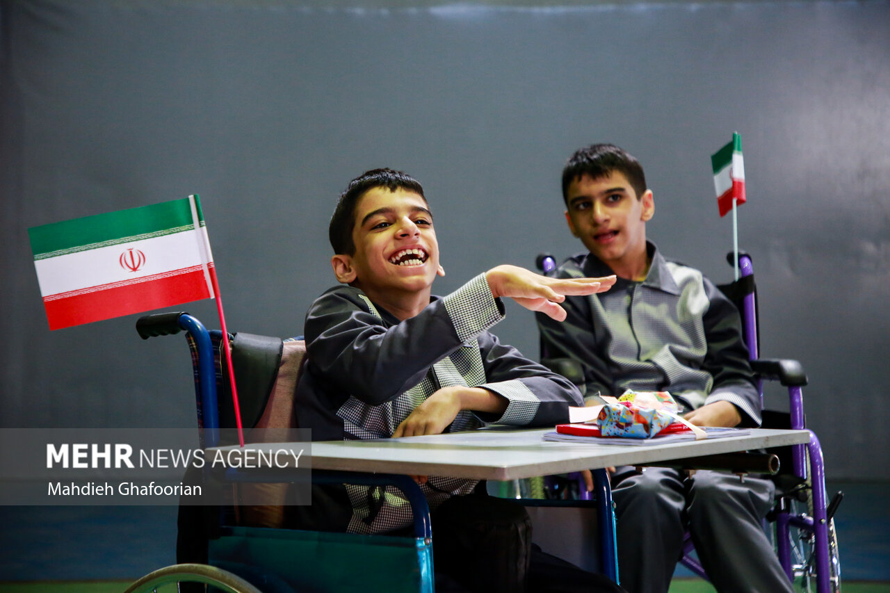 آغاز سال تحصیلی در مدرسه استثنایی – مشهد