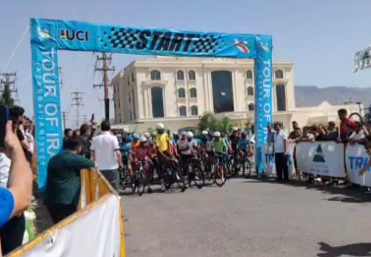 آغاز مرحله سوم تور بین المللی دوچرخه سواری ایران- آذربایجان