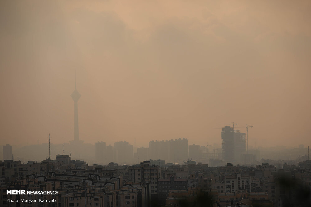 آلاینده دیاکسید گوگرد ۲ روز هوای تهران را آلوده کرد