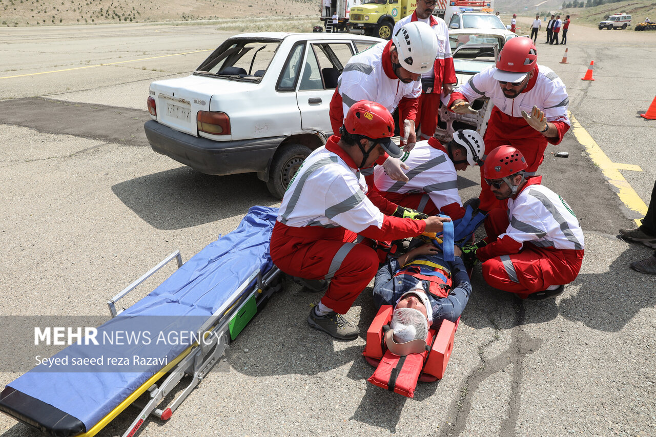 آموزش پدافند غیرعامل به تیمهای واکنش سریع هلالاحمر