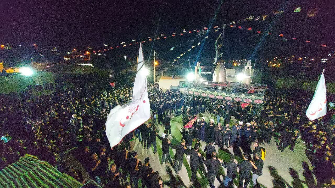 آیین «یاحسین شاه حسین» در شهر توپ آغاج برگزار شد