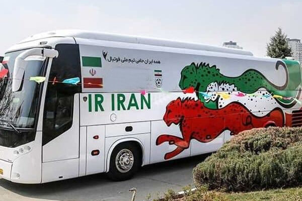 اتفاق باورنکردنی برای اتوبوس تیم ملی فوتبال ایران در مسیر فینال کافا
