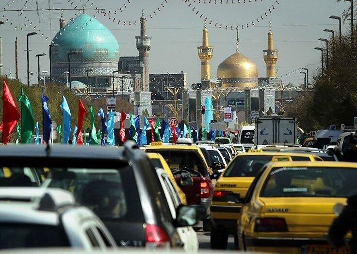 اجرای محدودیت‌های ترافیکی مسیرهای منتهی به حرم رضوی ازفردا