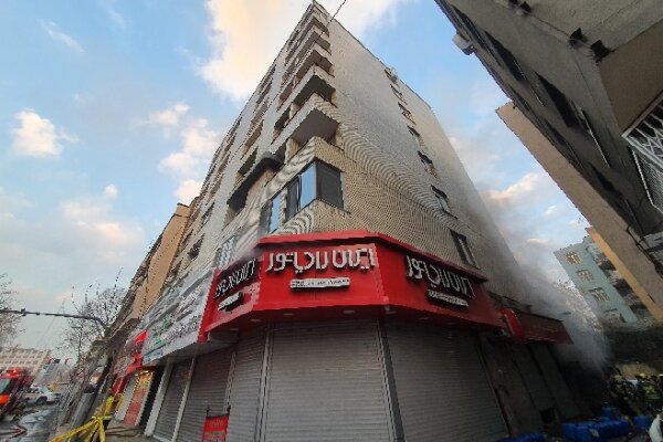 احتمال ریزش ساختمان شماره ۱۵۳ خیابان بهار کم شد