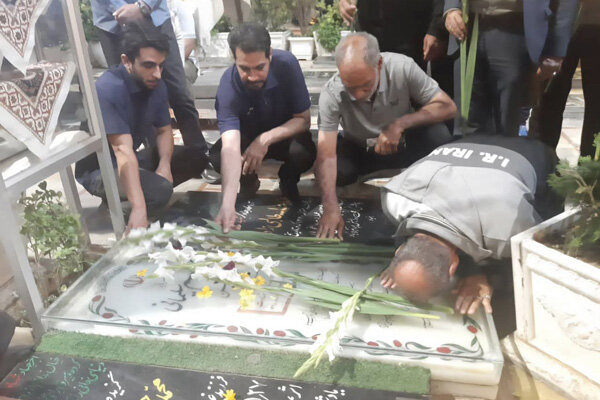 ادای احترام خانواده فوتبال هفت نفره به مقام سردار سلیمانی