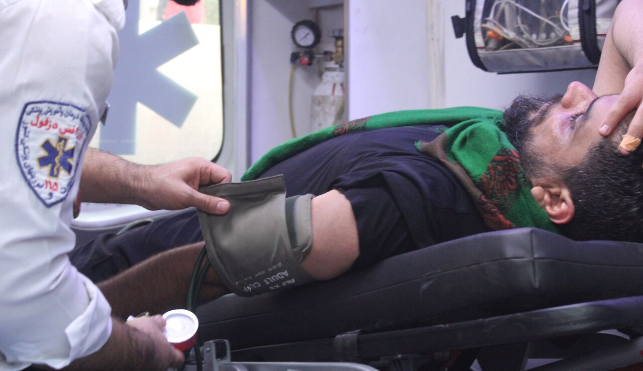 ارایه خدمات به ۱۱۶ زایر اربعین حسینی در درمانگاه پایانه مرزی چذابه