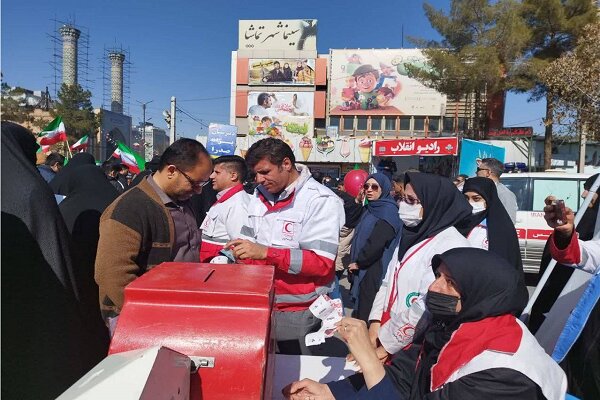 ارایه خدمات پایش سلامت به بیش از ۲۴ هزار نفر در راهپیمایی ۲۲بهمن