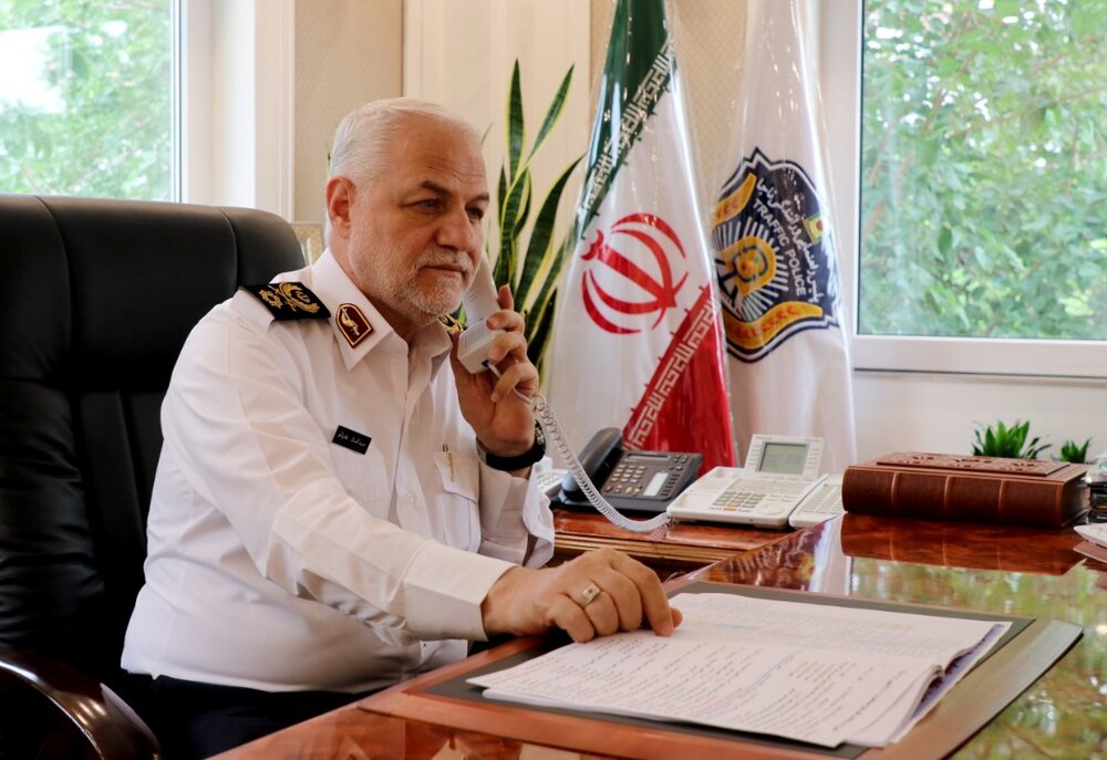 ارتباط تلفنی رئیس پلیس راهور با مردم