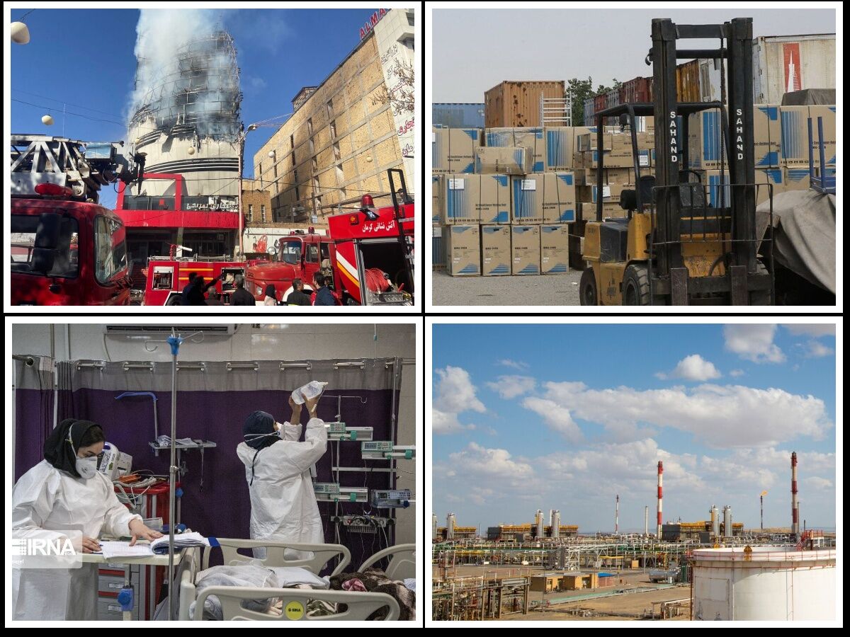 از آتش سوزی یک برج در کرمان تاممنوعیت ورود کالاهای کُره‌ای