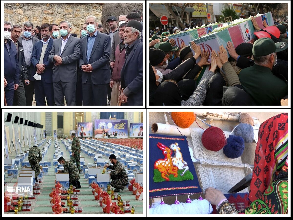 از تشییع پیکر شهیدان گمنام تا تولید داروی کرونا