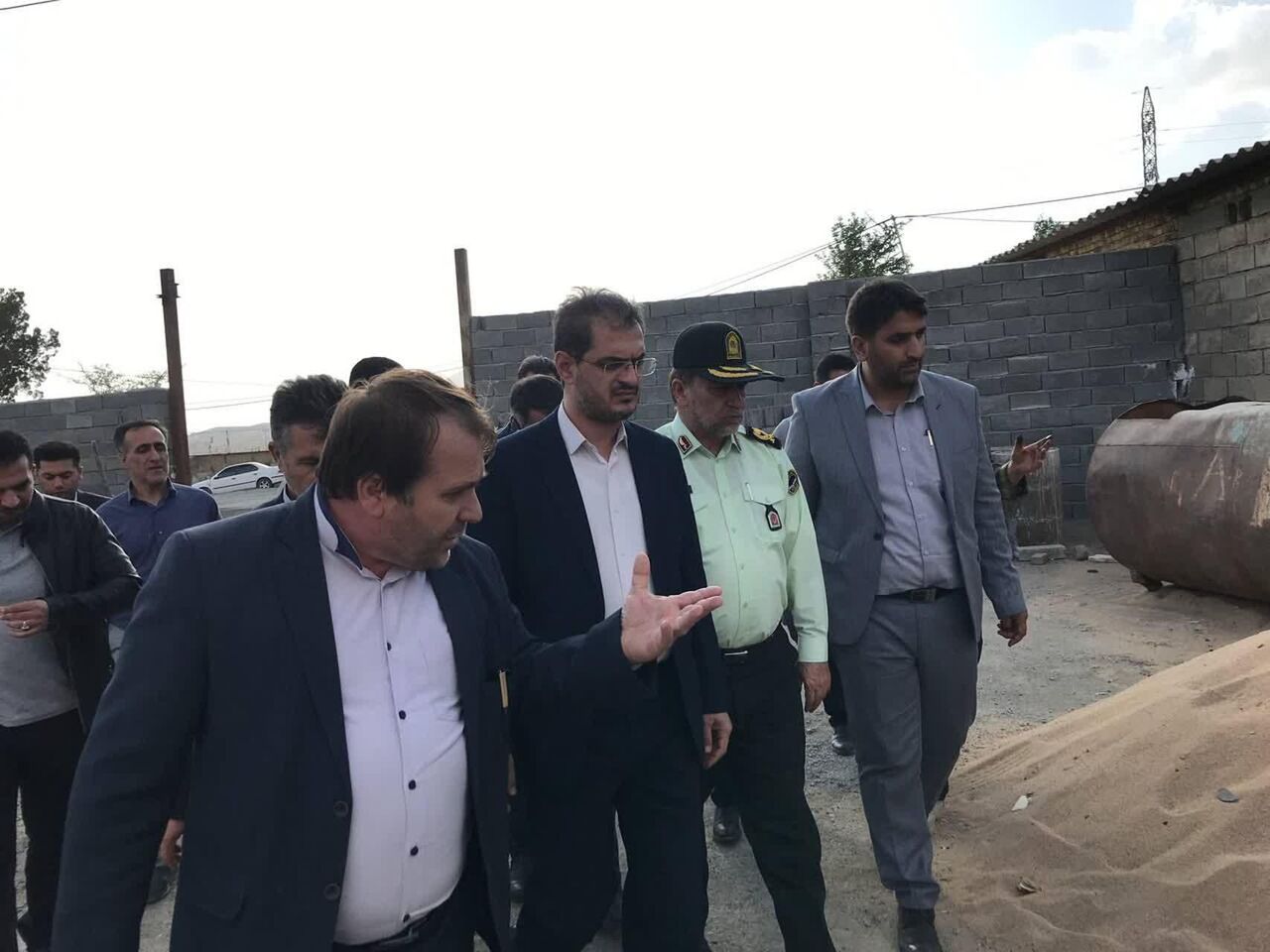 استاندار کردستان از روند احداث کمپ معتادان متجاهر سنندج بازدید کرد