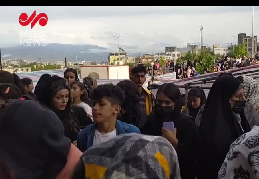 استقبال پرشور مردم از جشن «مثل ستاره» در ورزشگاه ۲۲گولا ن سنندج