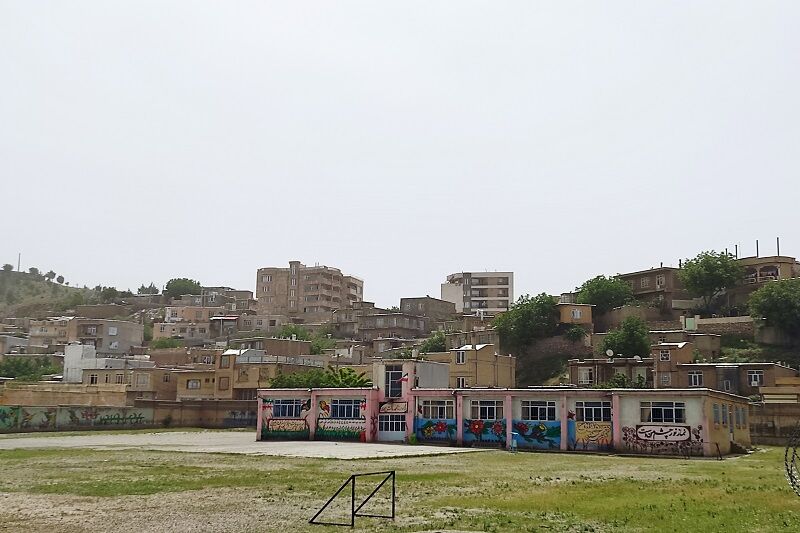 استقرار توده گرد و غبار در شهرستان بانه