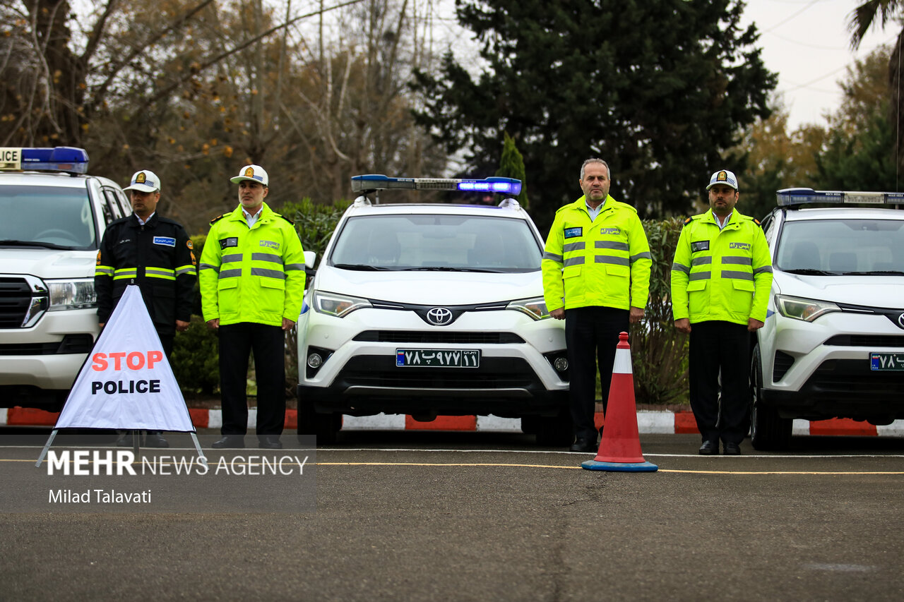 استقرار ۹۱ هزار نیروی عملیاتی در قالب طرح زمستانی پلیس راه تا ۲۰ اسفند