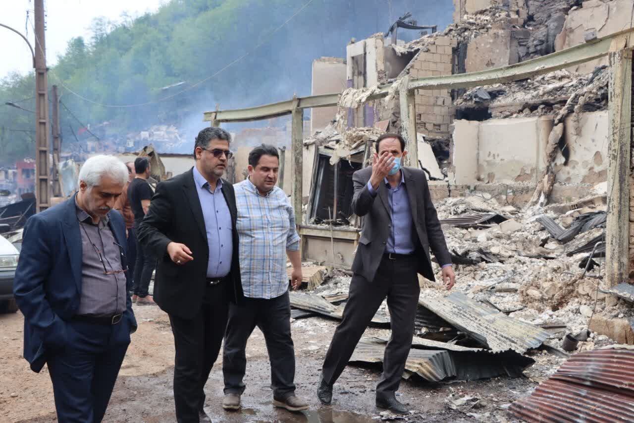 اعزام ۷ اکیپ ارزیاب برای بررسی خسارت حریق در امامزاده ابراهیم(ع)