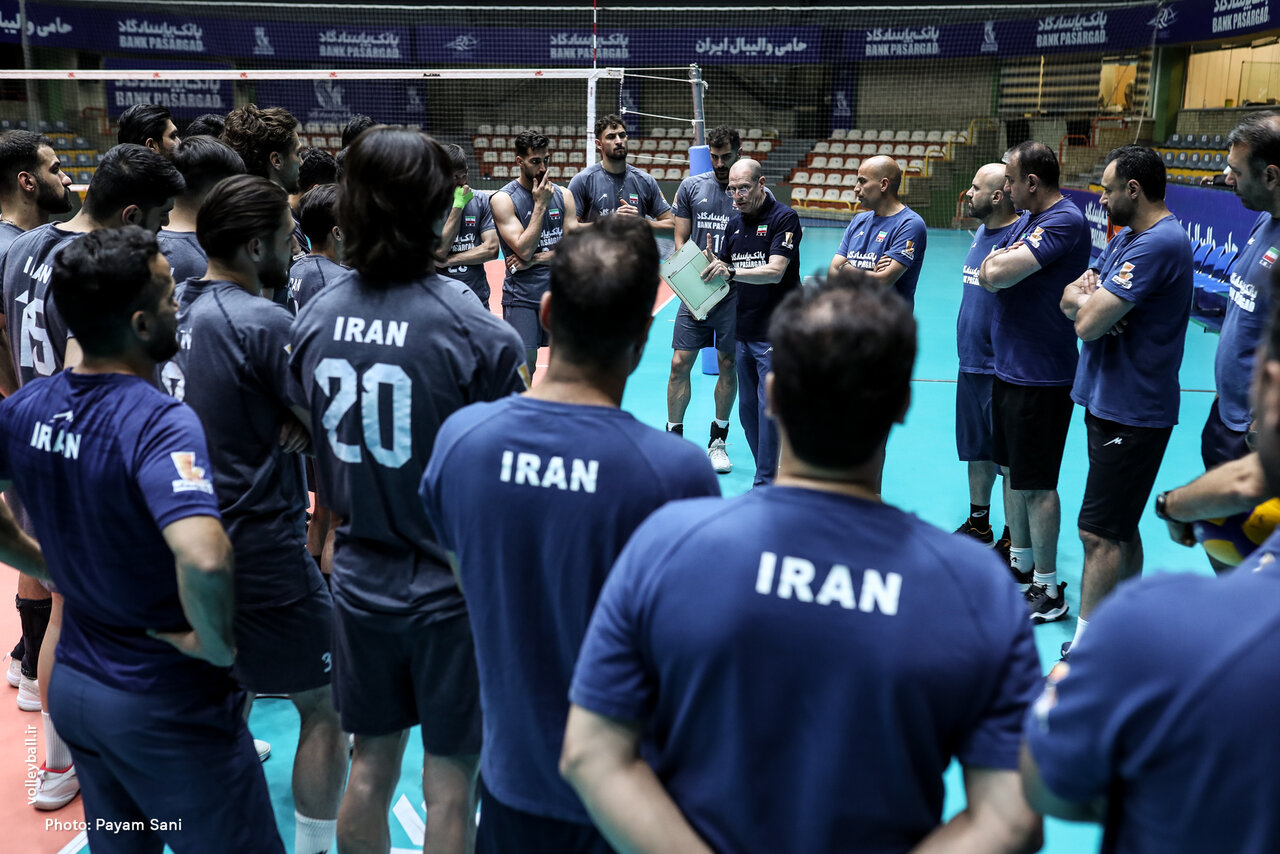 اعلام زمان دیدار تدارکاتی مردان والیبال ایران با برزیل