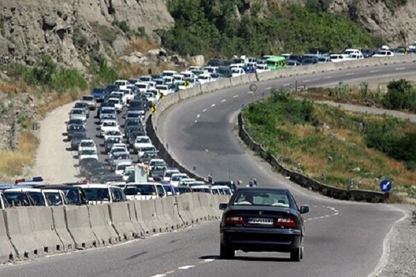 اعمال محدودیت ترافیکی در محور چالوس و آزادراه تهران شمال