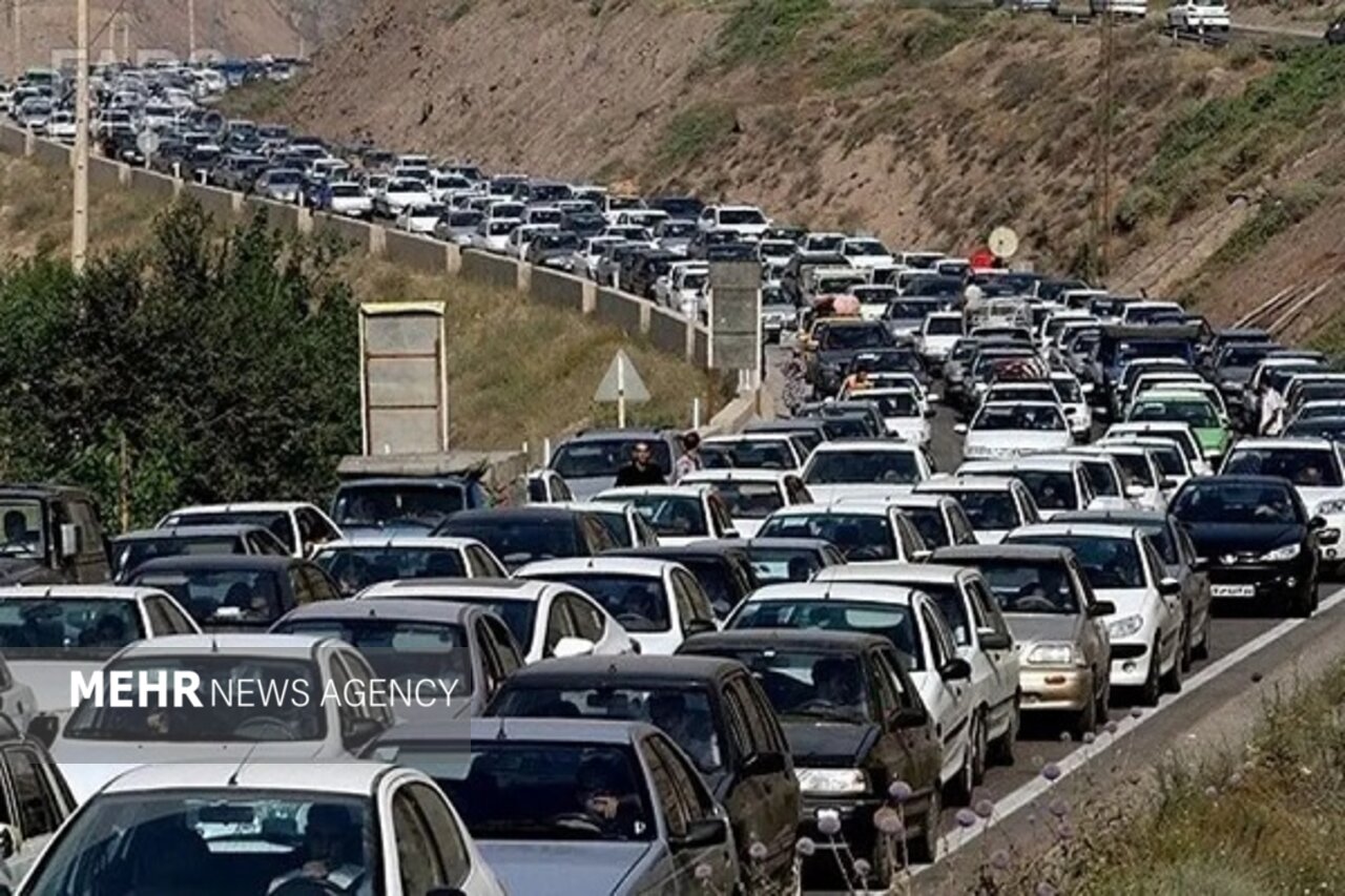 اعمال محدودیت ترافیکی و یک‌طرفه شدن جاده چالوس از صبح امروز