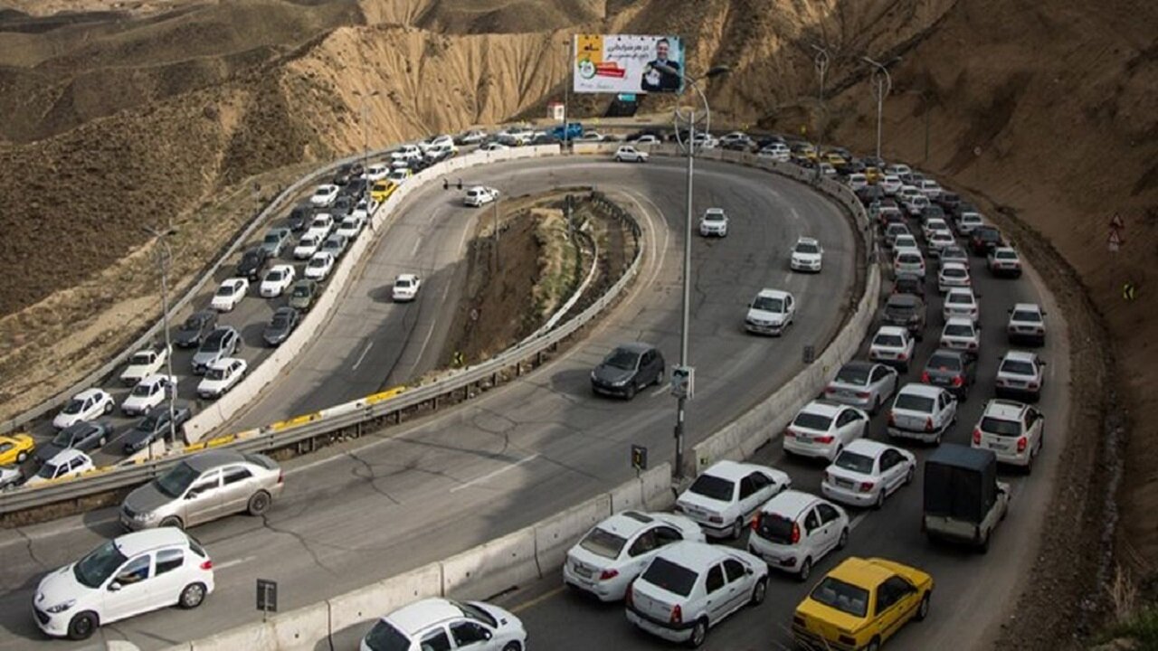 اعمال محدودیتهای ترافیکی در محور هراز برای کاهش بار
ترافیک
