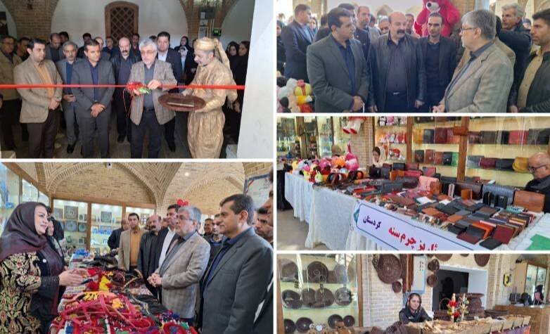 افتتاح نمایشگاه مشاغل خانگی در سنندج