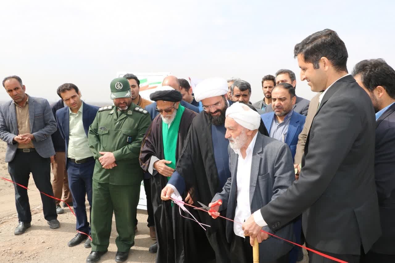 افتتاح پروژه بزرگ آبخیزداری روستای «کسرینه» شهرستانکاشمر