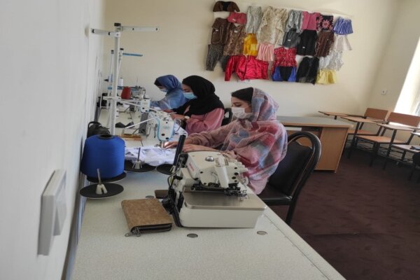 افتتاح کارگاه شمیم خدمت در روستای «ننله» سنندج