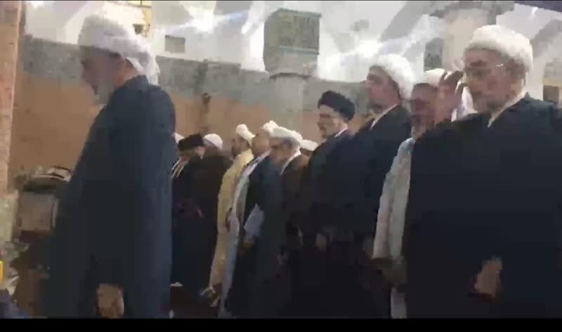 اقامه نماز وحدت با حضور رییس جمهور