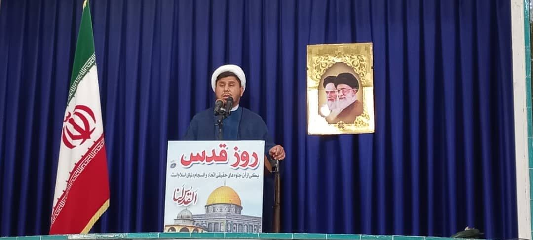 امام جمعه‌ بیله‌سوار: روز قدس بزرگترین عملیات جهان اسلام علیه تفکر صهیونیستی است
