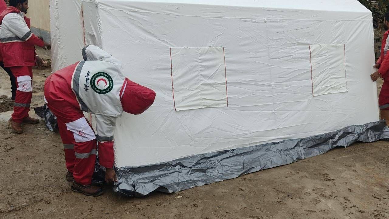 امدادرسانی به ۴۸ واحد مسکونی در ارومیه که بر اثر بارش
باران