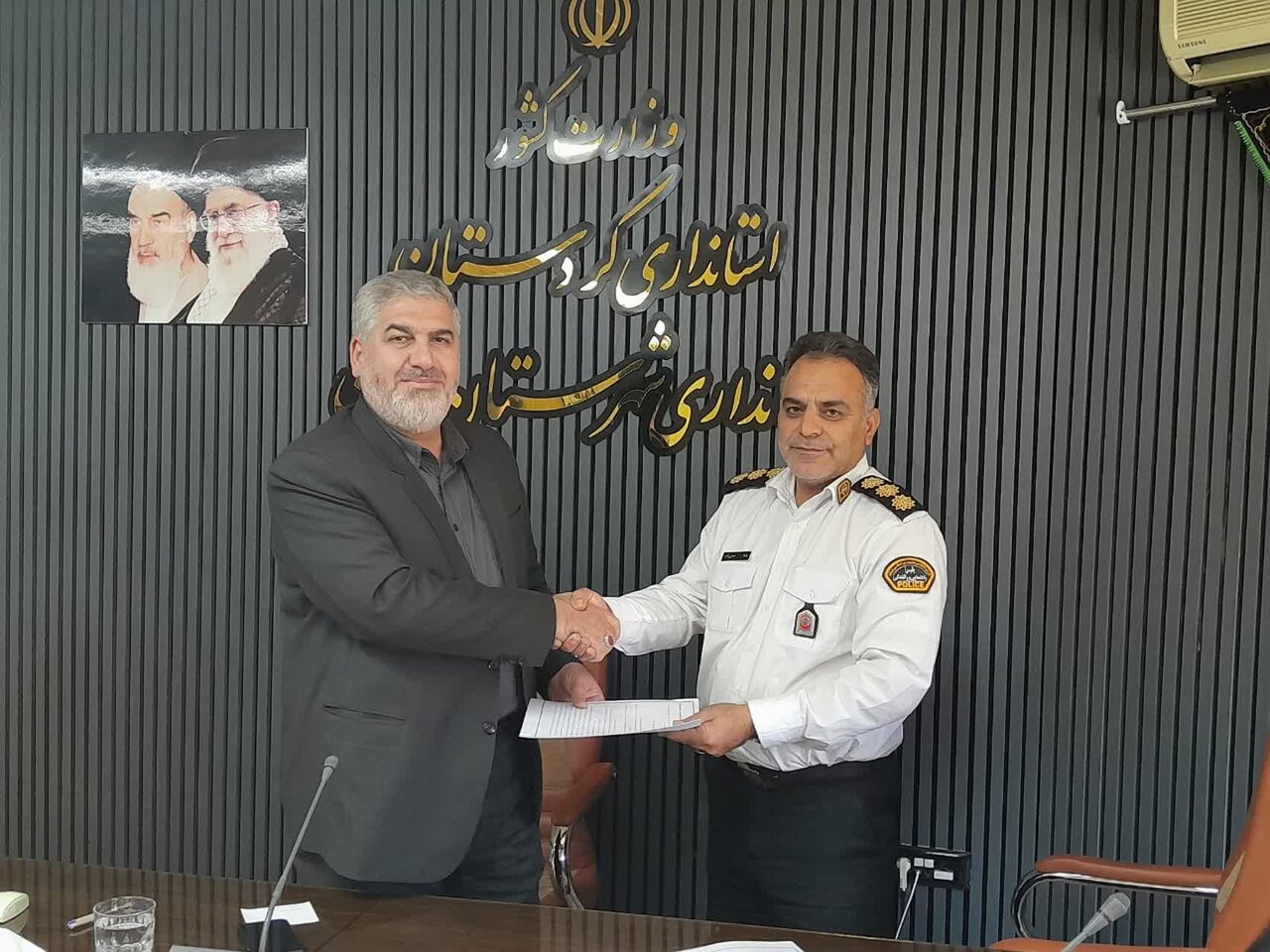 امنیت ترافیکی زائران اربعین حسینی در مرز باشماق تامین
می‌شود