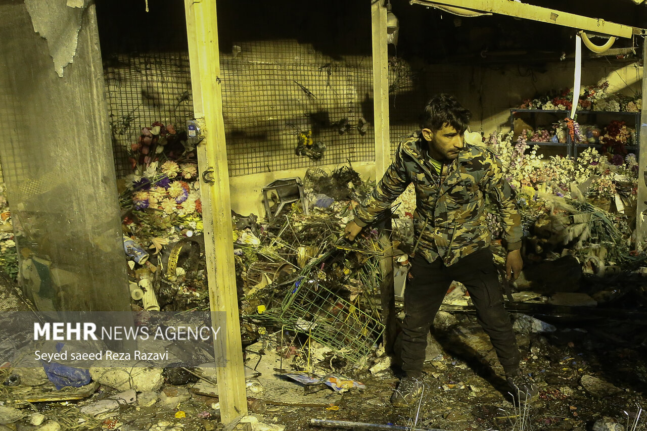 انفجار در بازار گل محلاتی