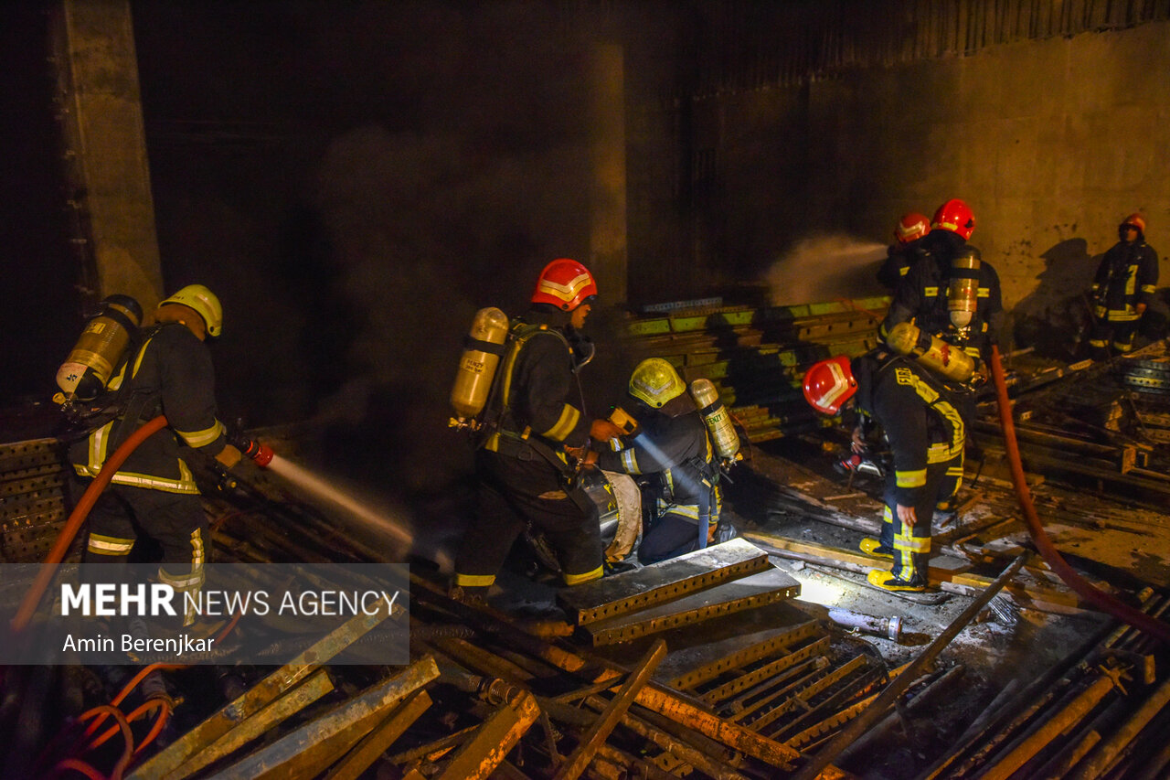 انفجار و حریق در شهرک علائین شهرری/۵ نفر فوت شدند