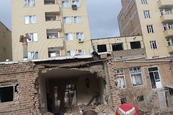 انفجار گاز در منزل مسکونی در حکم آباد تبریز