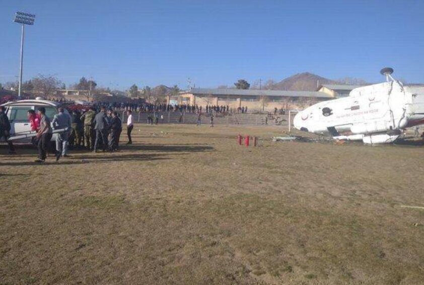 اولین تصویر از وزیر ورزش پس از سانحه سقوط بالگرد