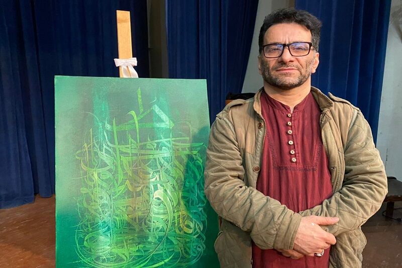 اولین دوره تخصصی نقاشیخط در قروه برگزار شد