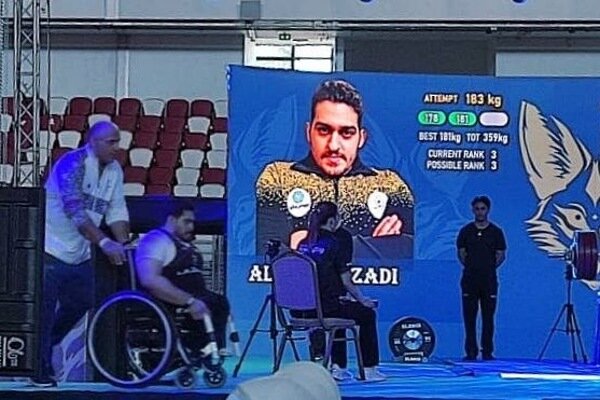 ایزدی چراغ اول تیم ملی پاراوزنهبرداری را با مدال طلا و برنز روشن کرد