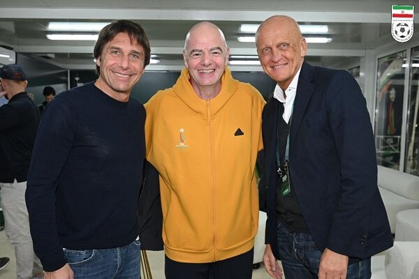 «اینفانتینو» و «کولینا» تماشاگران ویژه فوتبال ساحلی«ایران»