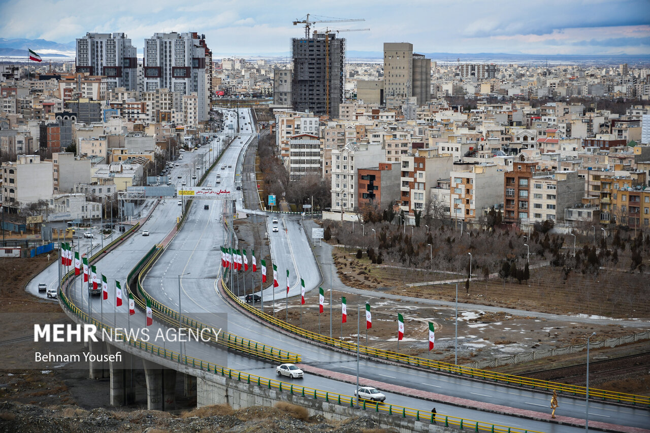 بارش برف و باران در بسیاری از مناطق کشور