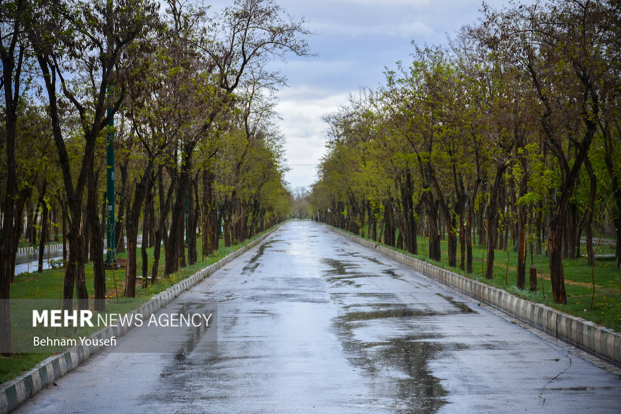 بارشهای رگباری در شمال غرب کشور