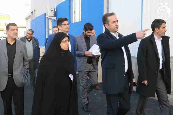 بازدید اعضای شورای شهر تهران از کمپ زنده یاد ناصرحجازی