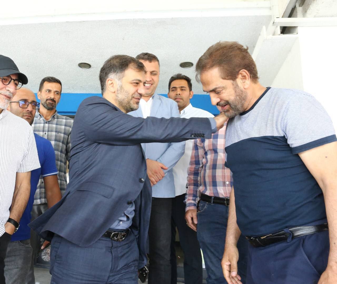 بازدید سرپرست استقلال از آکادمی باشگاه و دیدار با فیروزکریمی