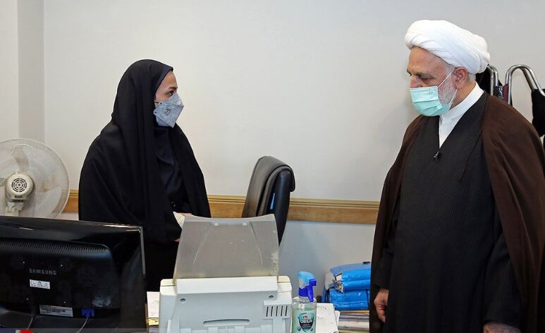 بازدید سه ساعته رئیس قوهقضاییه از دادگستری و دادسرای عمومی و انقلاب شهرستان دماوند