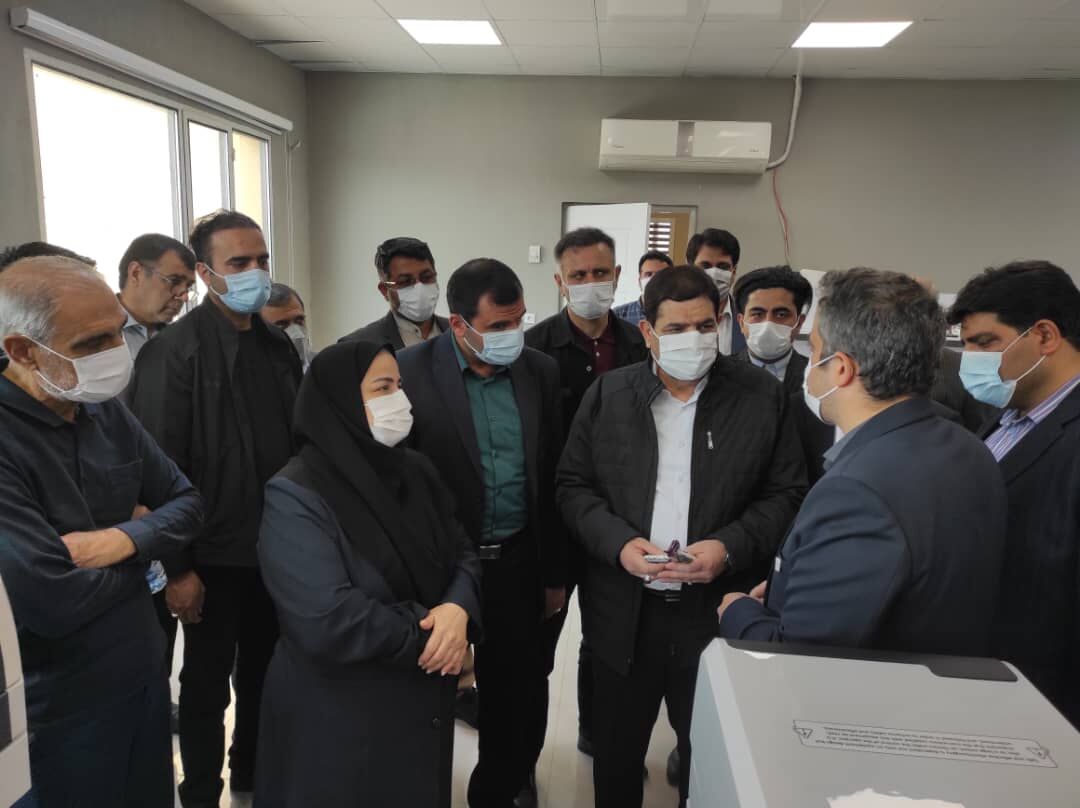 بازدید معاون اول رئیس جمهور از شرکت دانش بنیان آوان طب دزفول