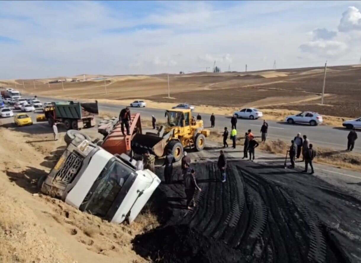 بازگشایی محور بیجار–زنجان با تلاش سه‌ساعته راهداران
