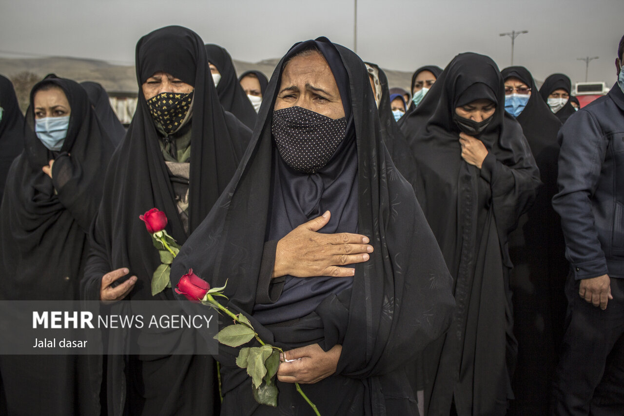 بازگشت اولین بانوی شهیده تفحص شده کشور به زادگاهش