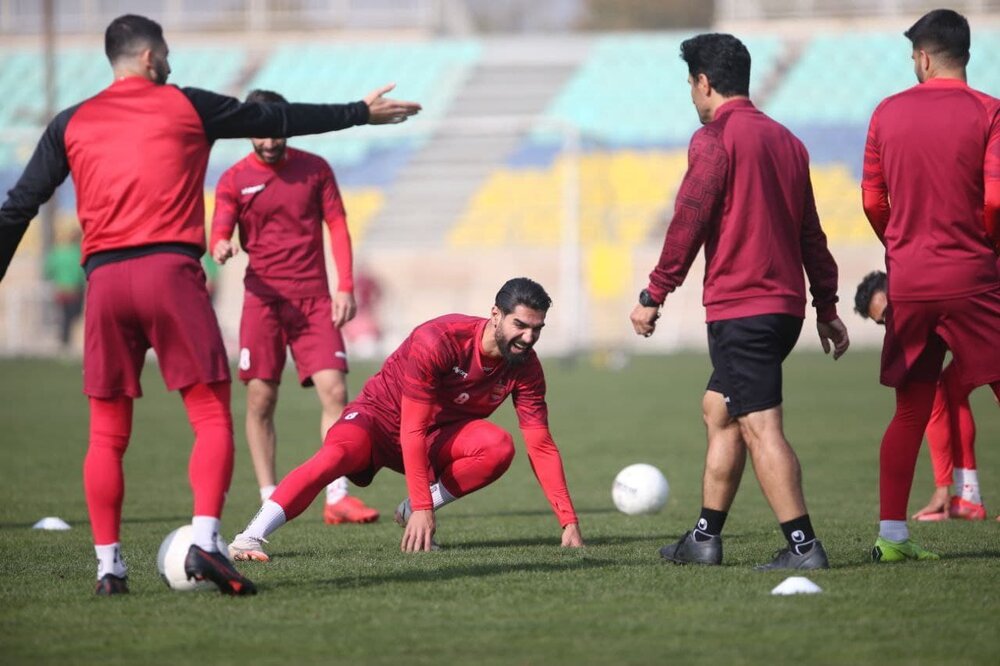 بازگشت نعمتی به تمرینات گروهی پرسپولیس و تمرین اختصاصی سیدجلال