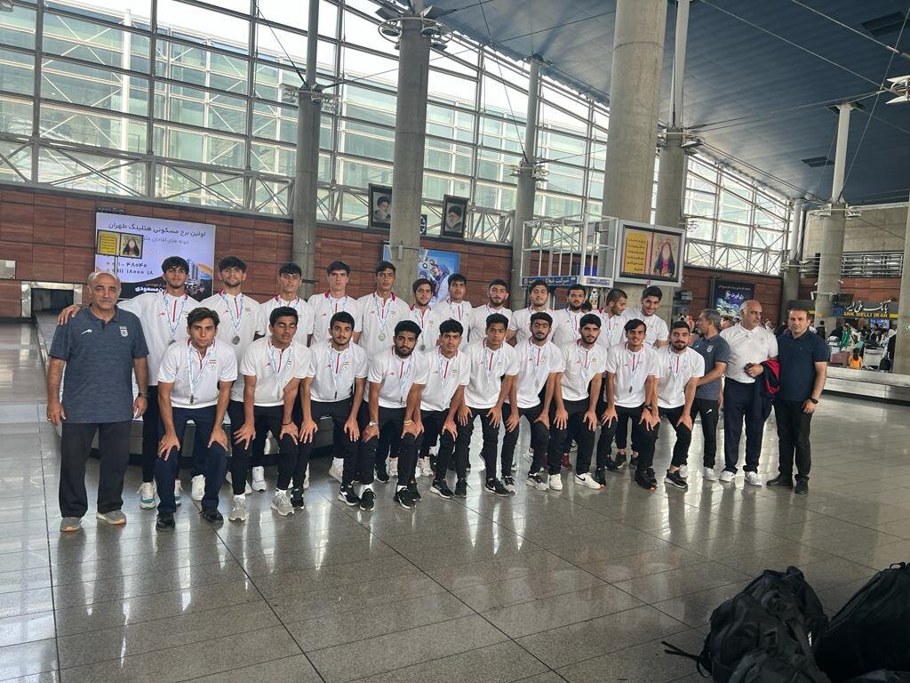 بازگشت کاروان زیر ۲۰سال ایران پس از دومی در تورنمنت کافا