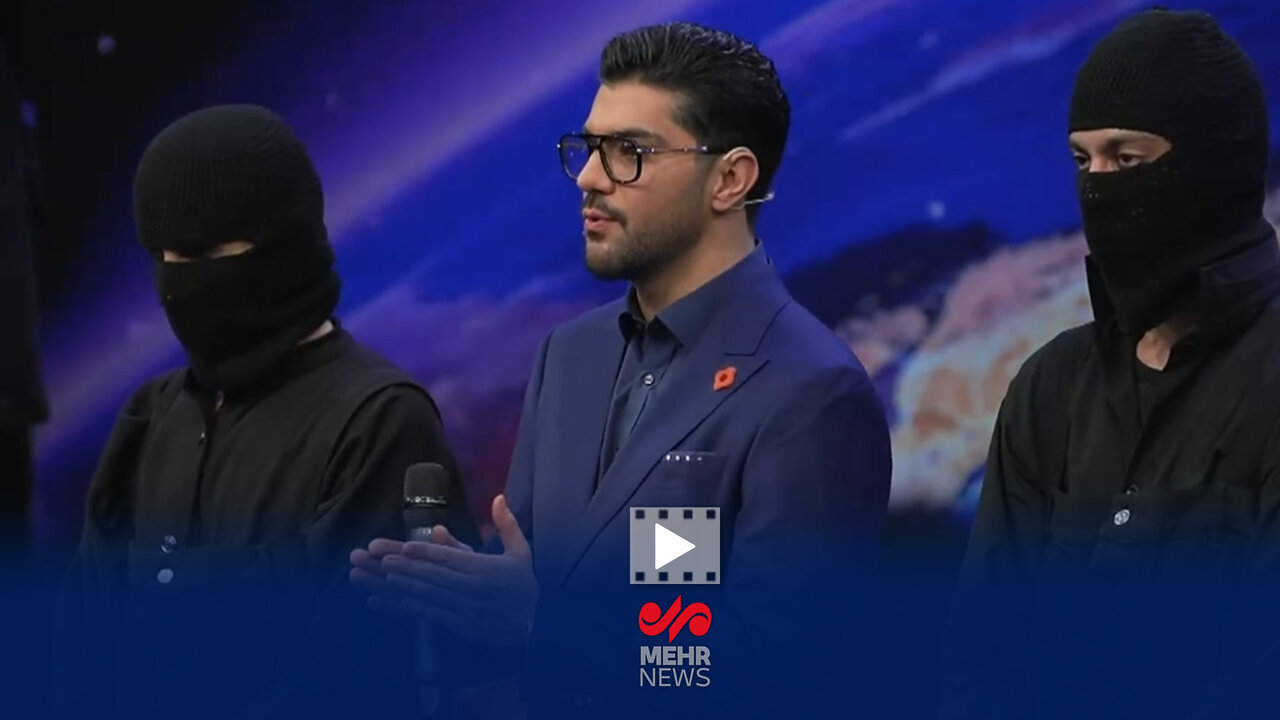 بازی با مرگ مردان نقاب‌دار روی صحنه برنامه کاپیتان