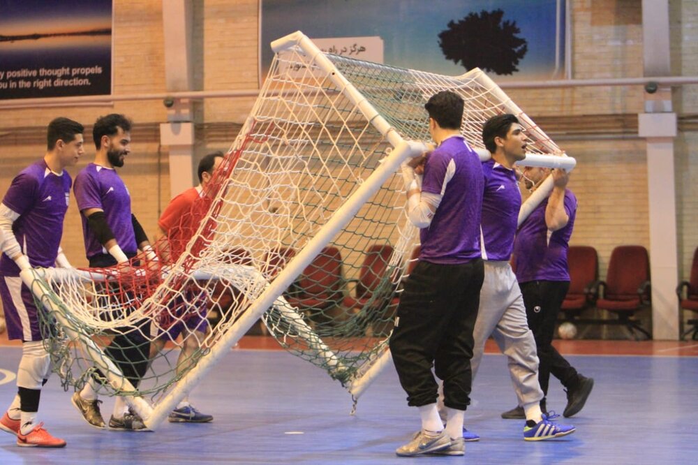 بازی دوستانه تیم ملی فوتسال ایران با منتخب لیگ دسته اول